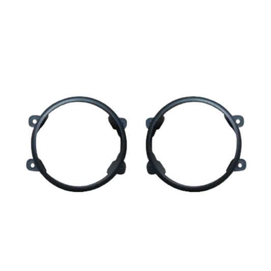  Mahindra Thar Roxx 2024+ 3 Inch Fog Lamp Bracket | Plastic | Matte Black | Adjustable Clamps | No Bumper Modification | Set of 2