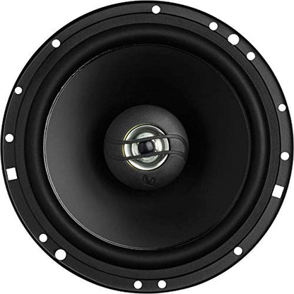 Infinity Car Coaxial Speaker | Alpha 6520F | Peak Power - 320W | RMS Power - 40W | Wired 6.5 Inch 2-Way Coaxial Speaker (Black)