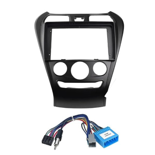 Android Frame – 9 Inch | Compatible with Hyundai Eon | Black | Premium ABS | Scratch Resistant | Plug & Play Wiring