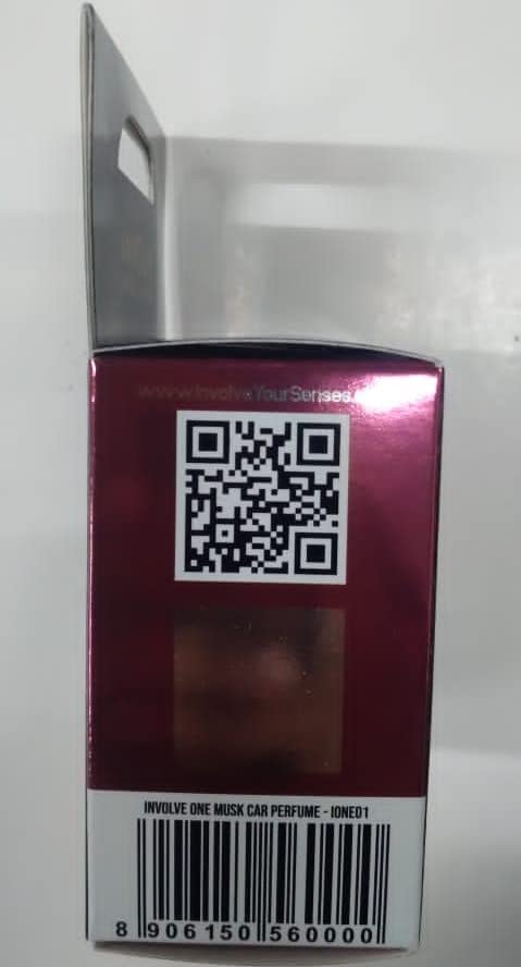 Involve Your Senses One Musk Organic Car Perfume, Involve Your Senses Strong Fiber Air Freshener to Freshen'up Your Car | car fresheners | Long lasting fragrance
