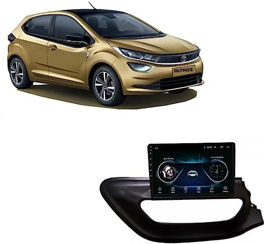 Android Stereo Frame (Suitable For Tata Altroz Base Model) 9 Inch with Power Cable Connector | Durable & Scratch-Resistant