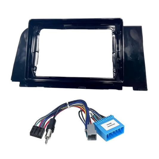 Android Frame 9 inch | Compatible with Kia Seltos 2023 – Premium ABS | Scratch & Heat Resistant | Plug & Play Wiring