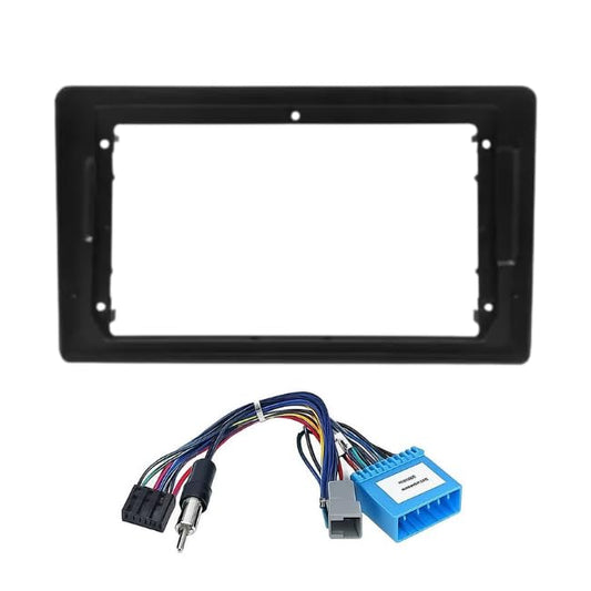 Android Frame – 9/10.1 Inch | Compatible with Mahindra Thar (2016–2019) | Black | Premium ABS | Scratch Resistant | Plug & Play Wiring