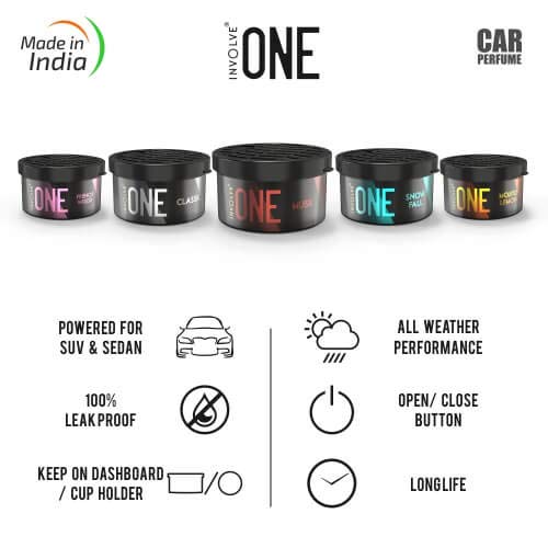 Involve Your Senses One Splash Car Perfume,Strong Fiber Air Freshener to Freshen'up Your Car | Car accessories interior | Long lasting fregrance | car fresheners