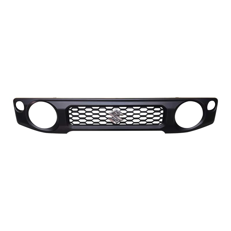 Black ABS Plastic Suzuki Jimny Front Grille with SUZUKI Logo | Matt & Glossy Finish