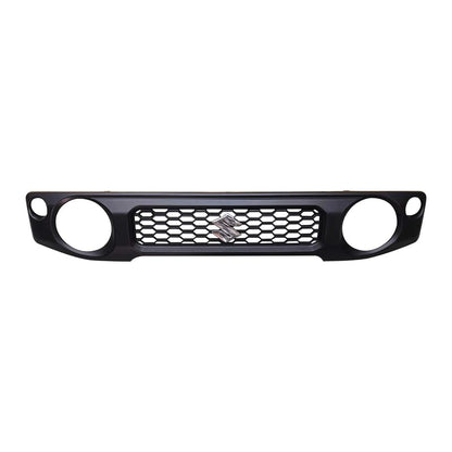 Black ABS Plastic Suzuki Jimny Front Grille with SUZUKI Logo | Matt & Glossy Finish