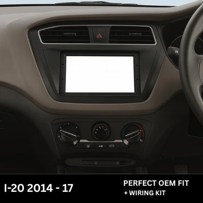 Android Stereo Frame 9 Inch (Suitable For Hyundai i20 Elite 2014-2017) with Power Cable Connector