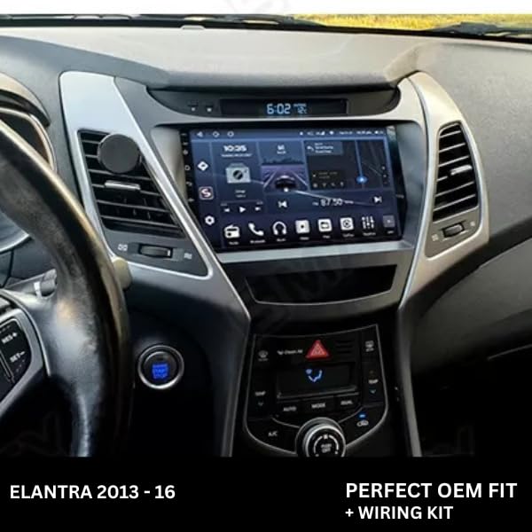 Android Stereo Frame 9 Inch (Suitable For Hyundai Elantra 2014-2016) with Power Cable Connector