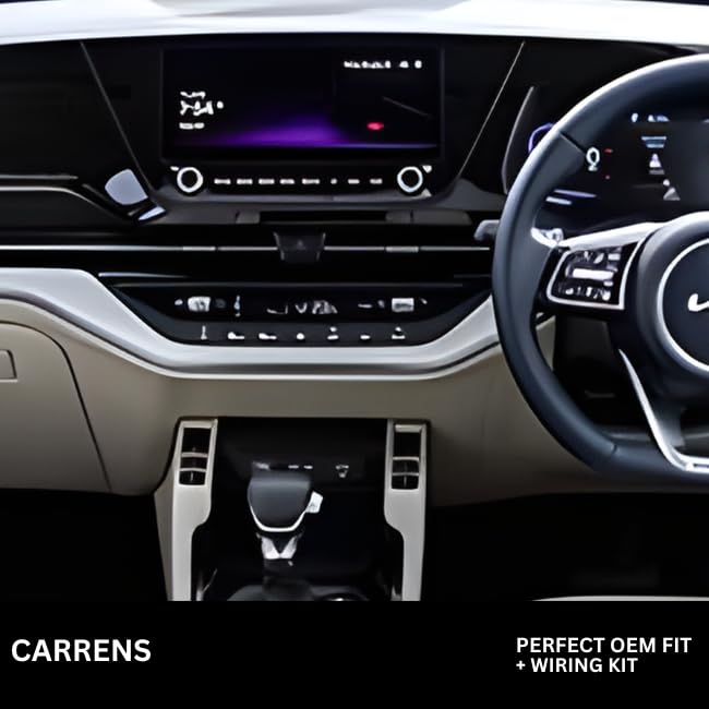 Android Frame 9 inch | Compatible with Kia Carens – Premium ABS | Scratch & Heat Resistant | Plug & Play Wiring