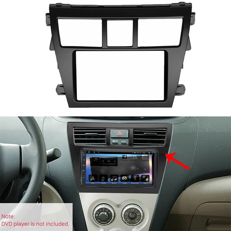 Android Frame 9 inch (Suitable for Base Model Toyota Yaris) Toyota Car Stereo Frame with Wiring