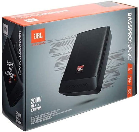 JBL BassPro Nano – Ultra-Compact Active Under-Seat Subwoofer | 100W RMS