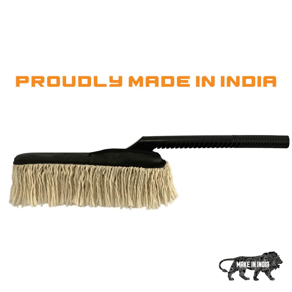 Jopasu Car Duster Brush | Removes Dry Dust Without Scratching The Surface