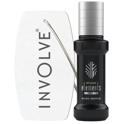 Involve your senses Elements Pro - Silver Sparkle - 30 ml - Premium Spray Air Perfume Spray With Hanging Card |200 + Sprays | car perfumes and fresheners