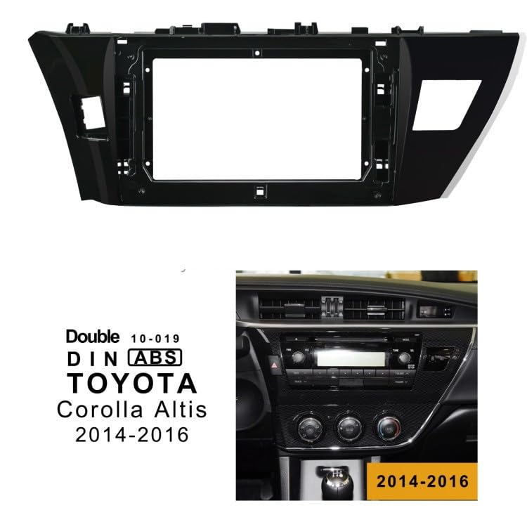 Android Frame 9 inch (Suitable for Base Model Toyota Corolla Altis 2014-2017) Toyota Car Stereo Frame with Wiring