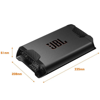 JBL Concert A704 – 1000W 4-Channel Compact Amplifier | Adjustable HPF/LPF | Auto Turn-On | Compatible with Speakers, Tube Subwoofers & Subwoofers
