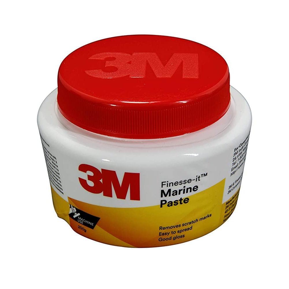 3M Finesse It Marine Car Paste | Remove Minor Scratch Marks from Heavily Oxidized Surfaces | Adds more Gloss