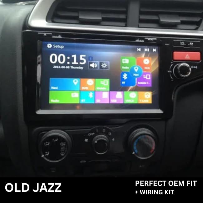 Android Stereo Frame (Suitable For Honda Jazz 2008-2013) 9 Inch with Power Cable Connector