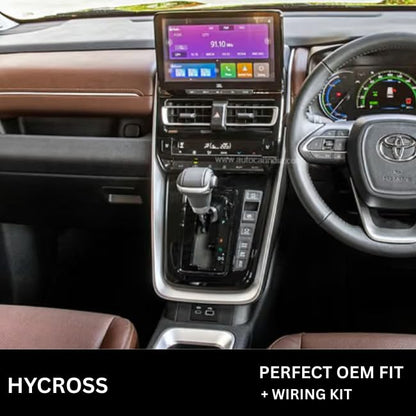 Android Stereo Frame 9 Inch (Suitable For Toyota Innova Hycross) | Glossy | with Power Cable Connector