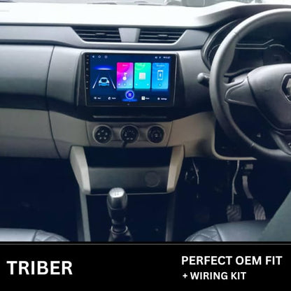 Android Stereo Frame (Suitable For Renault Triber) 9 Inch with Power Cable Connector | Durable & Scratch-Resistant