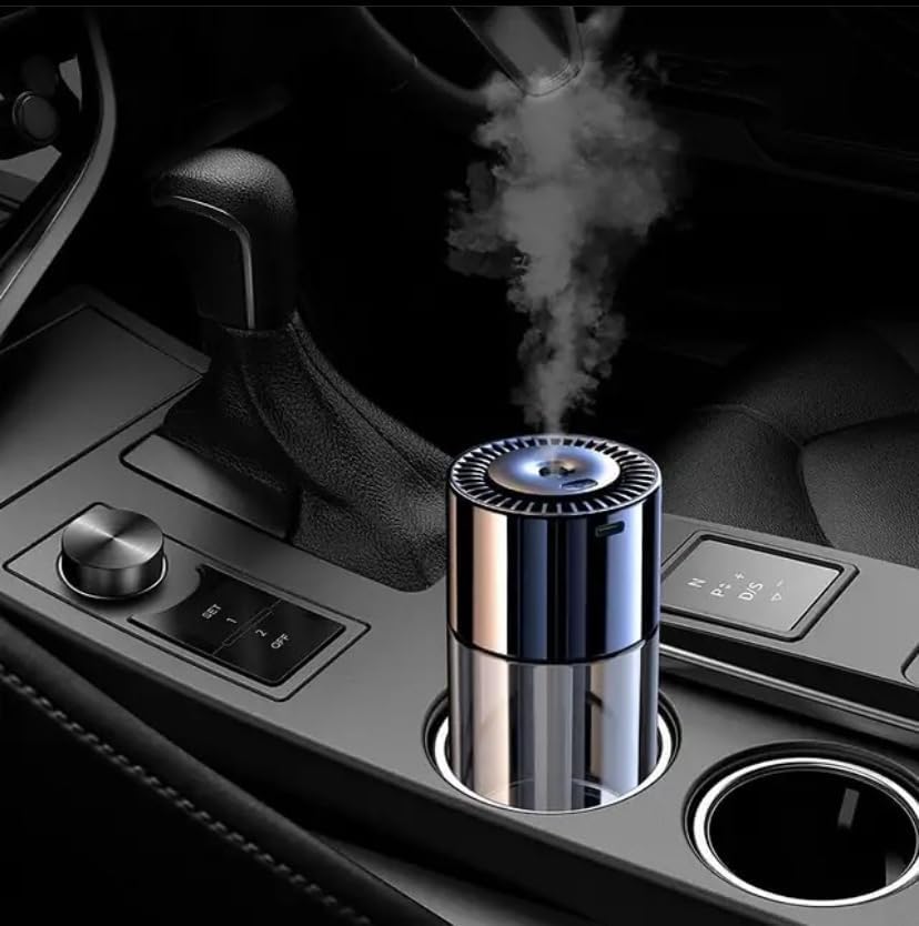 Black Odor Car & Home Air Freshener and Purifier - Long-Lasting Fragrance, Compact Design, Removes Bad Odors, Ideal for Car