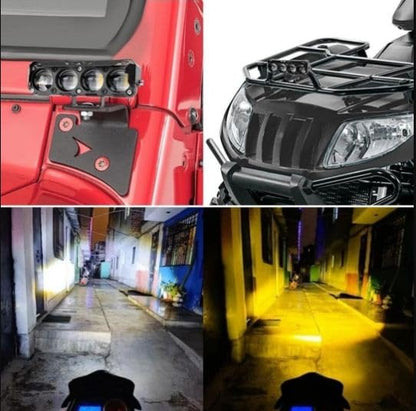 Universal Car Fog & Warning Flashing Light – Powerful LED Alarm & Safety Light (12 V / 24 V Compatible)