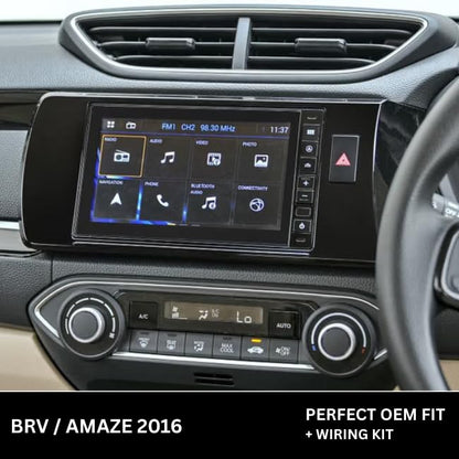 Android Stereo Frame (Suitable For Honda Amaze 2016-2017) 9 Inch with Power Cable Connector | Durable & Scratch-Resistant