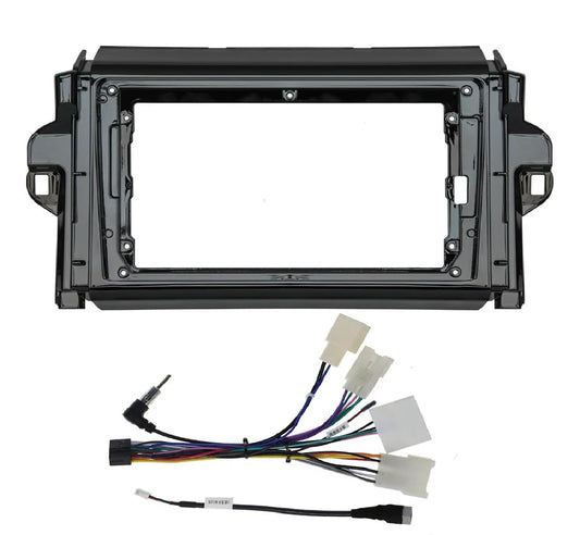 Android Frame 9 inch (Suitable for Base Model Toyota FORTUNER VIGO 2015-2019 / Toyota Auris 2016-2018) Toyota Car Stereo Frame with Wiring