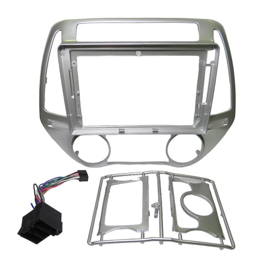 Android Frame – 9 Inch | Compatible with Hyundai i20 (2012–2014) | Black | Premium ABS | Scratch Resistant | Plug & Play Wiring