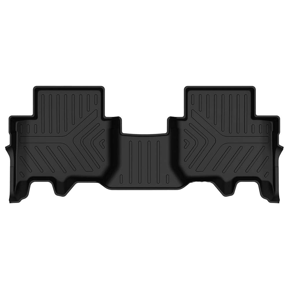 GFX Car Floor Mats for Ford Endeavour (2020 Onwards) Automatic – 6 Seater | Waterproof | Anti-Slip | All-Weather | Stylish Protection | Sleek Black