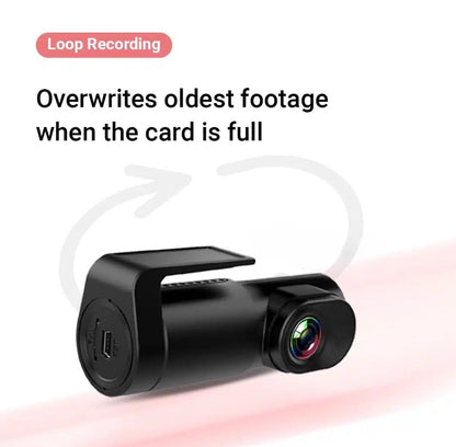 BLUZON Front Camera WiFi Dash Cam for Cars | Full HD 1080P | Wi-Fi App Connectivity