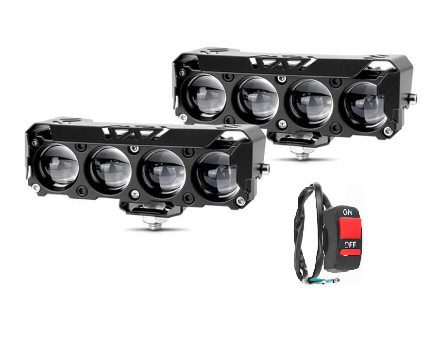 Universal Car Fog & Warning Flashing Light – Powerful LED Alarm & Safety Light (12 V / 24 V Compatible)