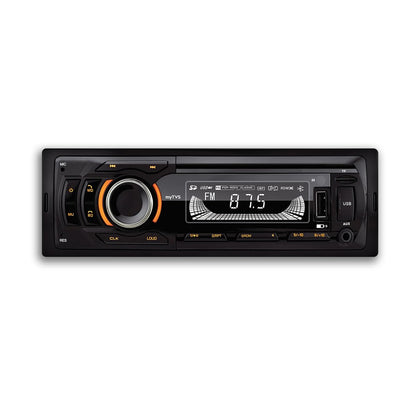 myTVS Universal Single DIN MP3 Media Player for All Cars | Car Music Player with Bluetooth| Car Stereo System (Music & Charging), AUX in, FM, Hands Free Calling & Remote Control