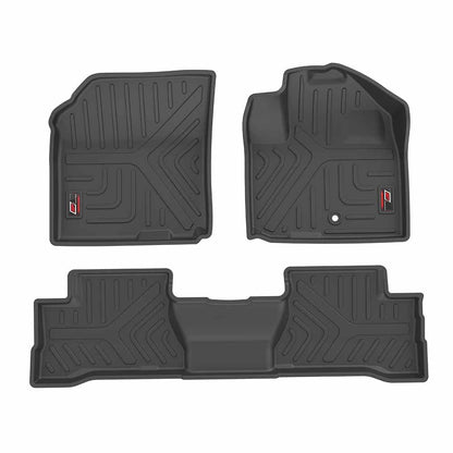 GFX Car Floor Mats for Tata Punch EV (2023 Onwards) | Waterproof | Anti-Slip | All-Weather | Stylish Protection | Sleek Black