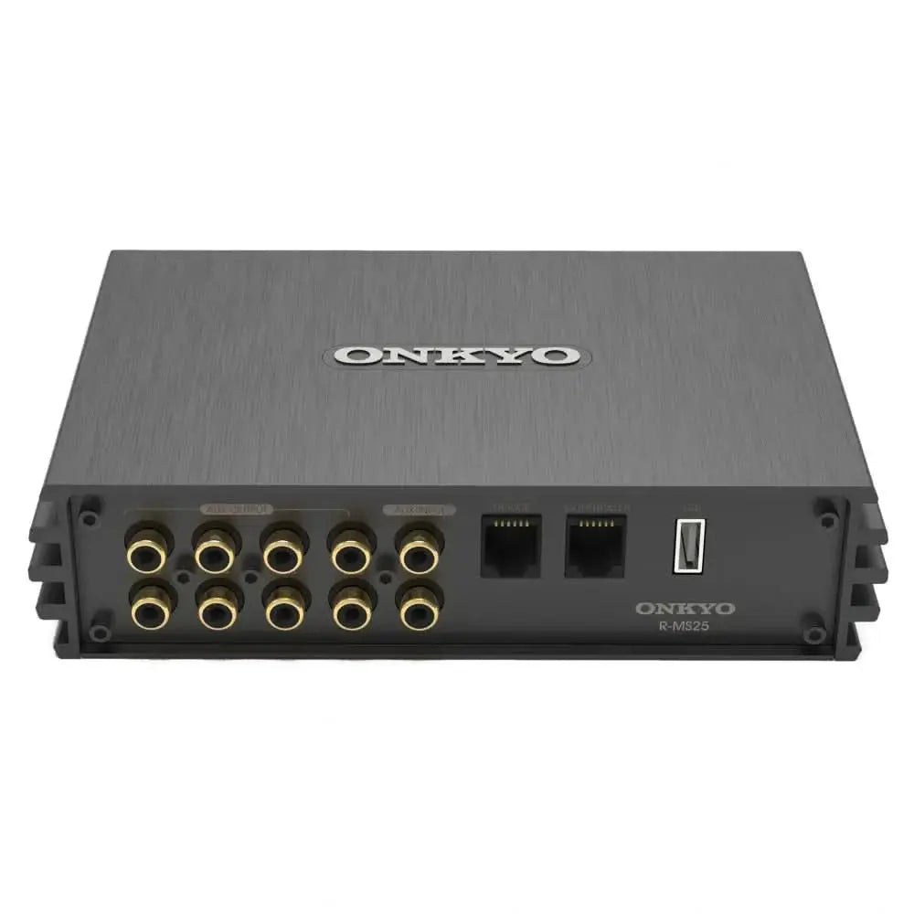 Onkyo R-MS25 DSP Car Amplifier | 4 Channel Input | 8 Channel Output | 4×50W Max Power | Built-In Bluetooth