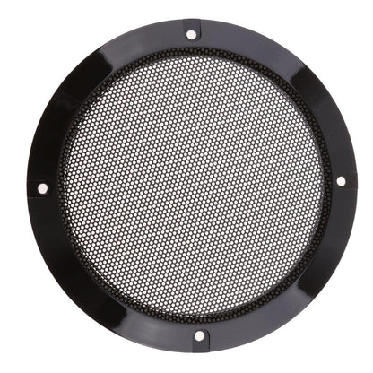 6.5 inch speaker grill cover case black set of 1 pair with mounting frame for car audio protection and secure installation of speakers in vehicles