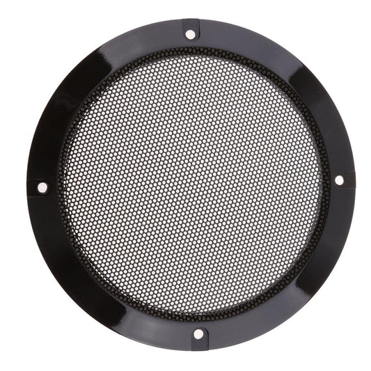 6.5 inch speaker grill cover case black set of 1 pair with mounting frame for car audio protection and secure installation of speakers in vehicles