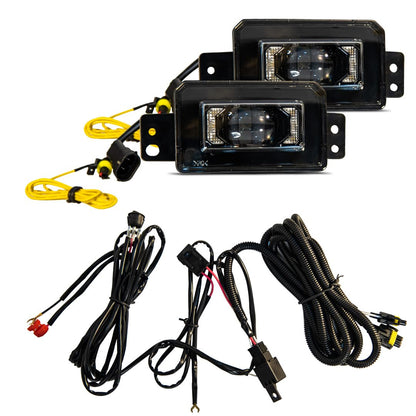 Lumax LED DRL Fog Lamp Wiring Kit for Nexon 2023 | Set of 2 Fog Lamps for Enhanced Visibility & Safety | Waterproof | Easy Installation
