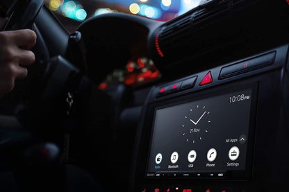 Sony Car Stereo XAV-AX6000 17.6 cm (6.95 inch) Capacitive Touch Screen Digital Media Receiver with HDMI, Wireless Android Auto, Wireless Apple Car Play, PRE Out - 3 x 5V, Output Power - 55W x 4