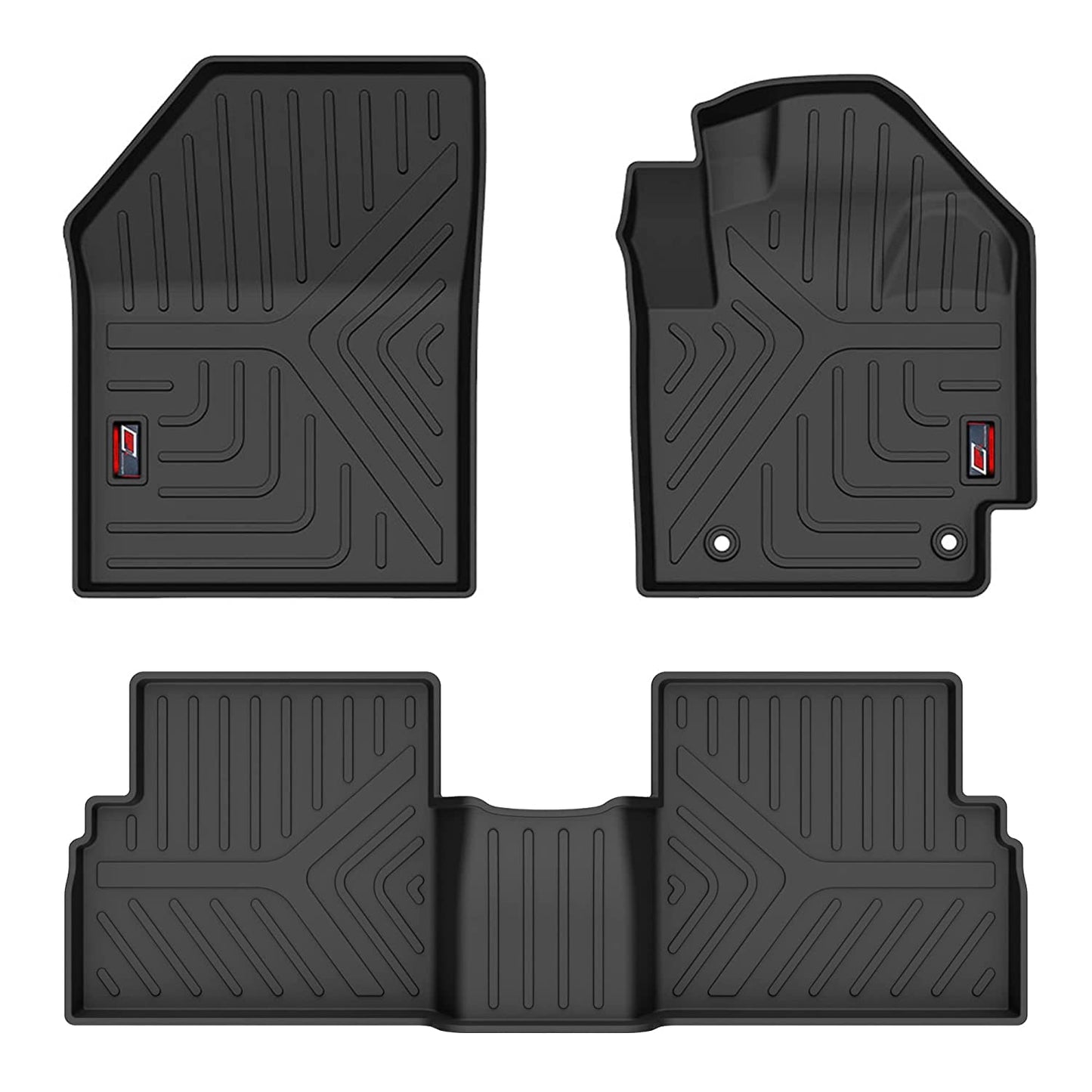 GFX Car Floor Mats for MG Astor (2021) Automatic | Waterproof | Anti-Slip | All-Weather | Stylish Protection | Sleek Black