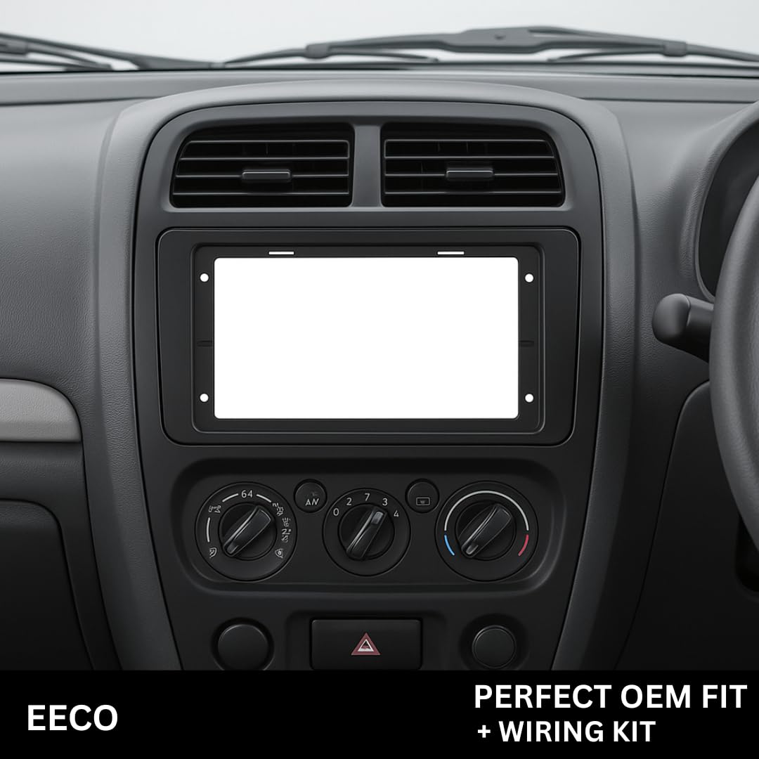Android Stereo Frame (Suitable For Maruti EECO) 9 Inch with Power Cable Connector | Durable & Scratch-Resistant