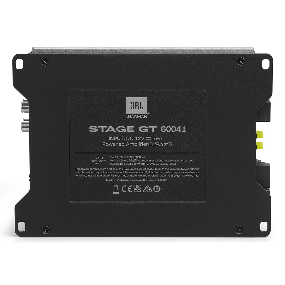 JBL Stage GT 60041 4-Channel Car Amplifier | 1240W Peak Power | Class-D Performance