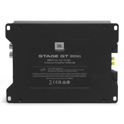JBL Stage GT 60041 4-Channel Car Amplifier | 1240W Peak Power | Class-D Performance
