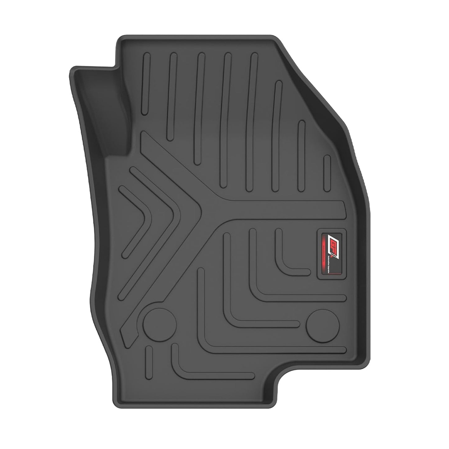 GFX Car Floor Mats for Taigun / Kushaq (2021 Onwards) | Waterproof | Anti-Slip | All-Weather | Stylish Protection | Sleek Black