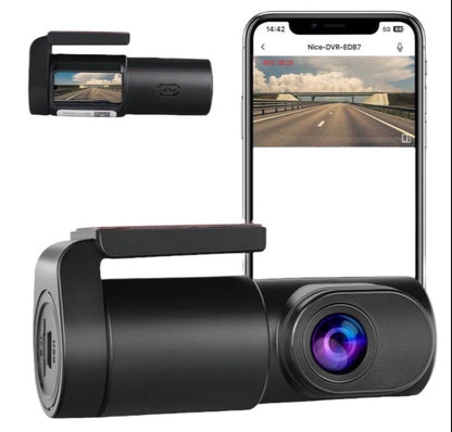 BLUZON Front Camera WiFi Dash Cam for Cars | Full HD 1080P | Wi-Fi App Connectivity