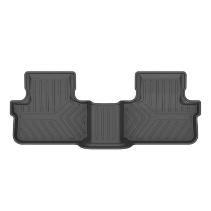 GFX Car Floor Mats for Safari (2023 Onwards) Captain Seat 6 Seater Automatic | Waterproof | Anti-Slip | All-Weather | Stylish Protection | Sleek Black