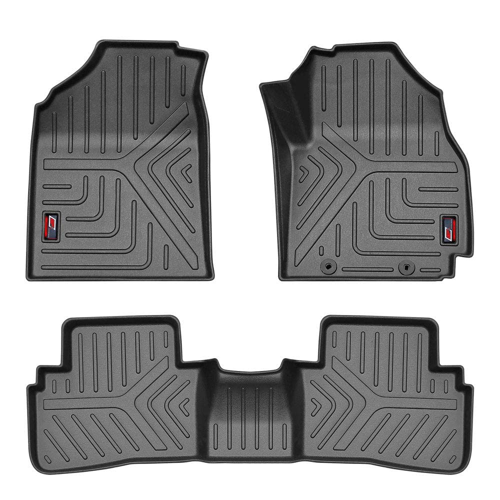GFX Car Floor Mats for Hyundai Creta (2020–2024) | Automatic/Manual | Waterproof | Anti-Slip | All-Weather | Stylish Protection | Sleek Black