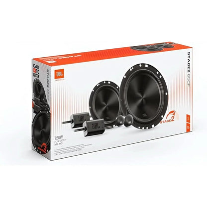 JBL Stage2 65CF 6.5" 2-Way Component Car Speakers – 90W RMS, 720W Peak