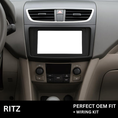 Android Stereo Frame (Suitable For Maruti Ritz) 9 Inch with Power Cable Connector | Durable & Scratch-Resistant
