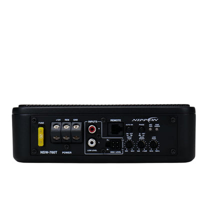 Nippon NSW-760T 7.6 Inch Wired Under seat Active Subwoofer - Deep Bass, Compact Design