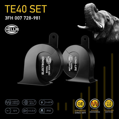 HELLA TE40 ELECTRONIC TRUMPET HORN – Premium Sound